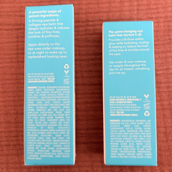 NEW Tula Skincare Eye Balm Duo - Picture 2 of 3